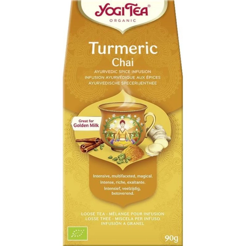 Yogi Tea Kurkuma Chai - Turmeric Chai 90g Bio