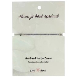 Hartje zomer armband Ioliet - Moederdag