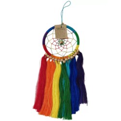 Dromenvanger Rainbow 11cm met lange kwastjes