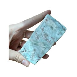 Larimar schijf gepolijst nr.1