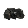 Obsidiaan zwart 250 gr. ruwe brokjes