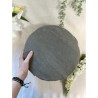 YogaStyles meditatiekussen design stone wash grijs