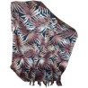 Sarong - 012 - Bamboebladeren bruin van Om Namaste - Pareo Saunadoek Wikkeljurk