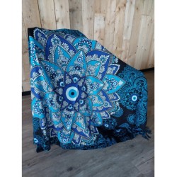 Sarong - 011 - Mandala boze oog van Om Namaste - Pareo Saunadoek Wikkeljurk