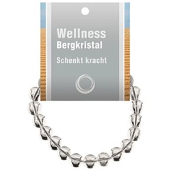 Bergkristal powerbead armband + kaart