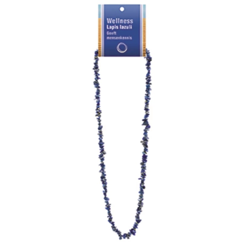 Lapis lazuli splitketting + kaart