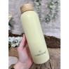 Waterdrop Steel bottle 600 ml Pastel yellow matt