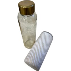 Waterdrop Glass bottle 600 ml Oro