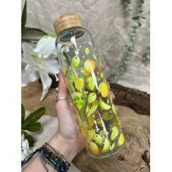 Waterdrop Glass bottle 600 ml Glow