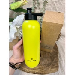 Waterdrop Sports bottle 800 ml Micro lyte Yellow with pull-up cap