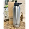 Waterdrop Sports bottle 800 ml Silver with pull-up cap