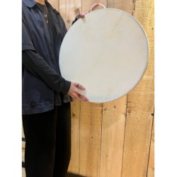 Ocean Drum 50 cm - effen - wit