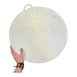 Ocean Drum 50 cm - effen - wit