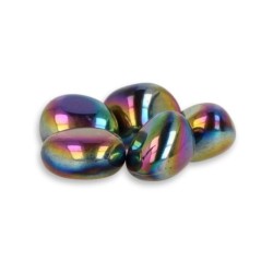 Titanium Aura 50 gr- trommelstenen -mt3- -gecoat-