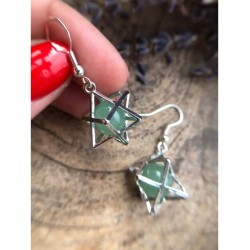 Aventurijn groen merkabah sieraden set