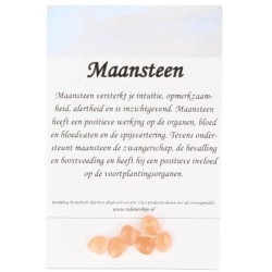 Maansteen oranje kralen druppel facet - 6 st-