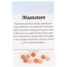 Kralen Maansteen oranje facet 7 mm - 9 st-