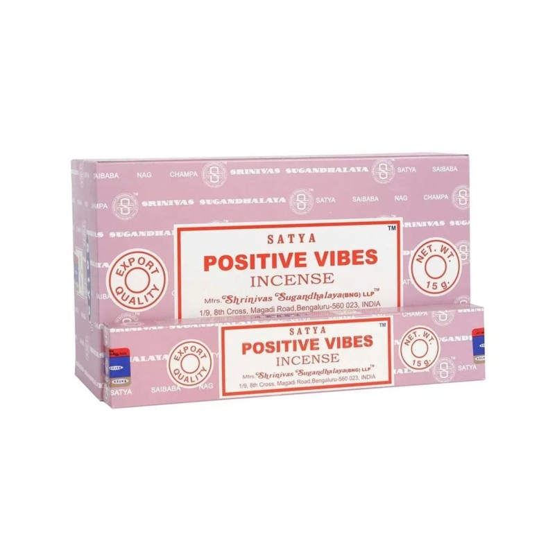 Positive Vibes wierook stokjes 15 grams Satya