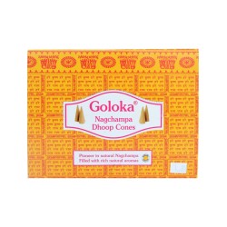 Goloka nagchampa Dhoop wierook kegels