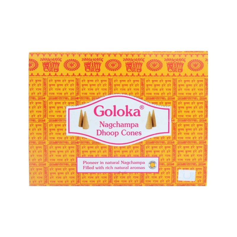 Goloka nagchampa Dhoop wierook kegels