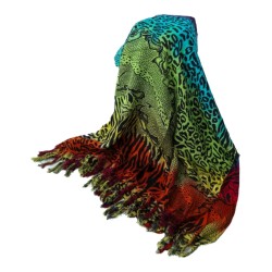 Sarong - 600 - dierenhuid - regenboog van Om Namaste - Pareo Saunadoek Wikkeljurk