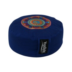 YogaStyles Meditatiekussen Symbolic Ohm blauw