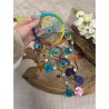 Dromenvanger spiegel-schelp 11 cm - Rainbow - Dreamcatcher