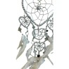 Dromenvanger hartje met spiegels - wit - 11 cm - Dreamcatcher