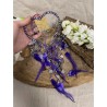 Dromenvanger hartje met spiegels - paars - 11 cm - Dreamcatcher