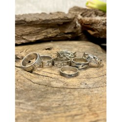 Ring zilver - diverse gravures en maten