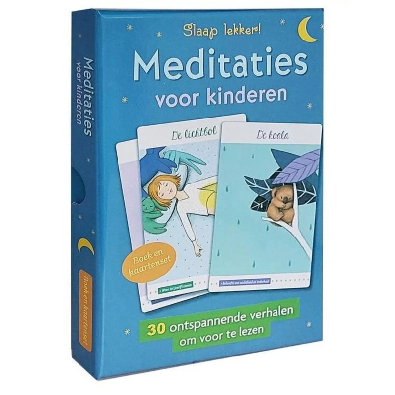 Boek en kaarten: meditaties voor kinderen