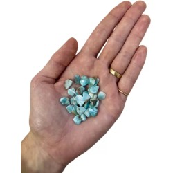 Larimar A 10 gr- trommelstenen -mt1-