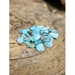 Larimar A 10 gr- trommelstenen -mt1-