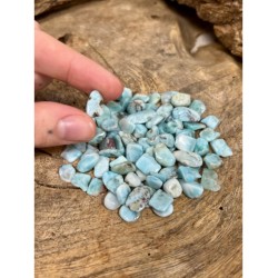 Larimar A 50 gr- trommelstenen -mt1-