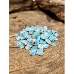 Larimar A 50 gr- trommelstenen -mt1-