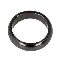 Hematiet edelsteen ring 6 mm - 22