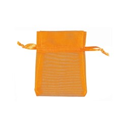 Organza buidels 7x9 - 10 stuks oranje