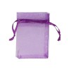 Organza buidels 7x9 - 10 stuks paars