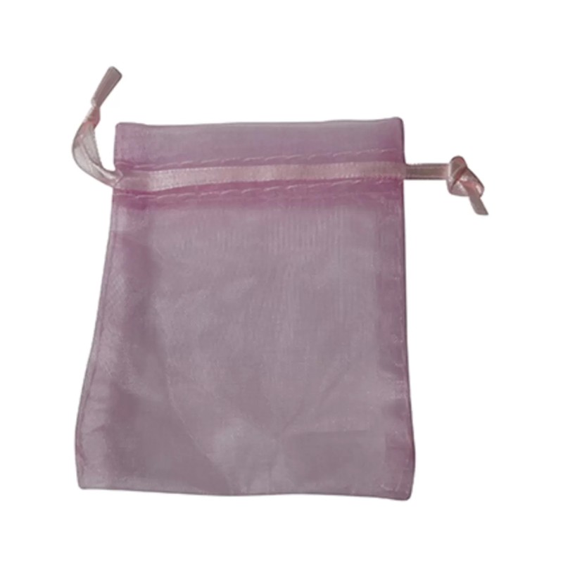 Organza buidels 7x9 - 100 stuks roze