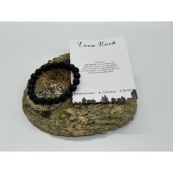 Lava Rock armband 8mm...