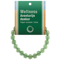 Aventurijn groen powerbead armband + kaart