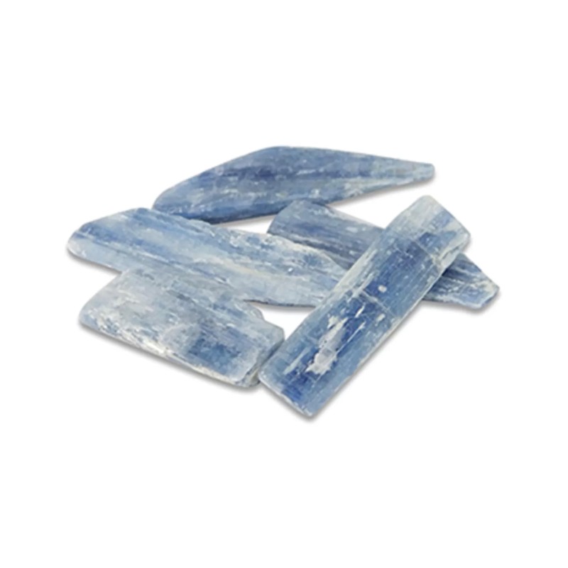 Kyaniet blauw klein ruw 25 gr-