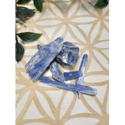 Kyaniet blauw klein ruw 100 gr-