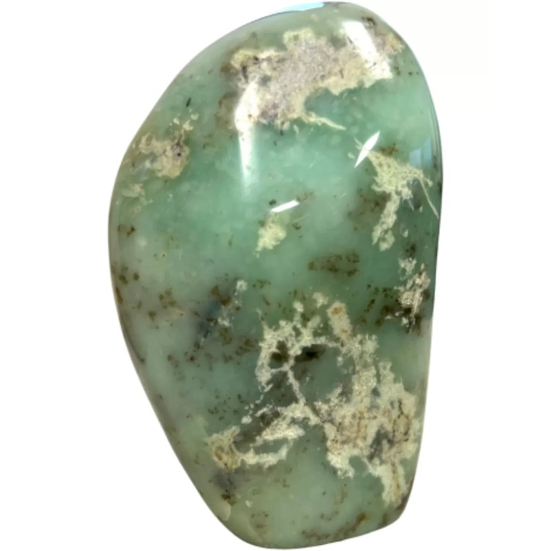 Chrysopraas edelsteen sculptuur nr-02