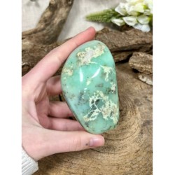 Chrysopraas edelsteen sculptuur nr-02