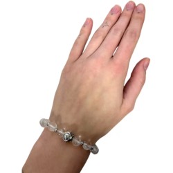 Bergkristal sterrenbeeld armband - Leeuw