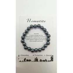 Hematite armband 8mm kralen...