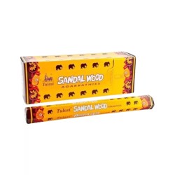 Sarathi Tulasi Sandalwood wierook - doos van 6 st-