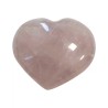 Roze kwarts edelsteen hart 150-200 gram