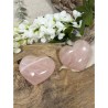 Roze kwarts edelsteen hart 200-250 gram